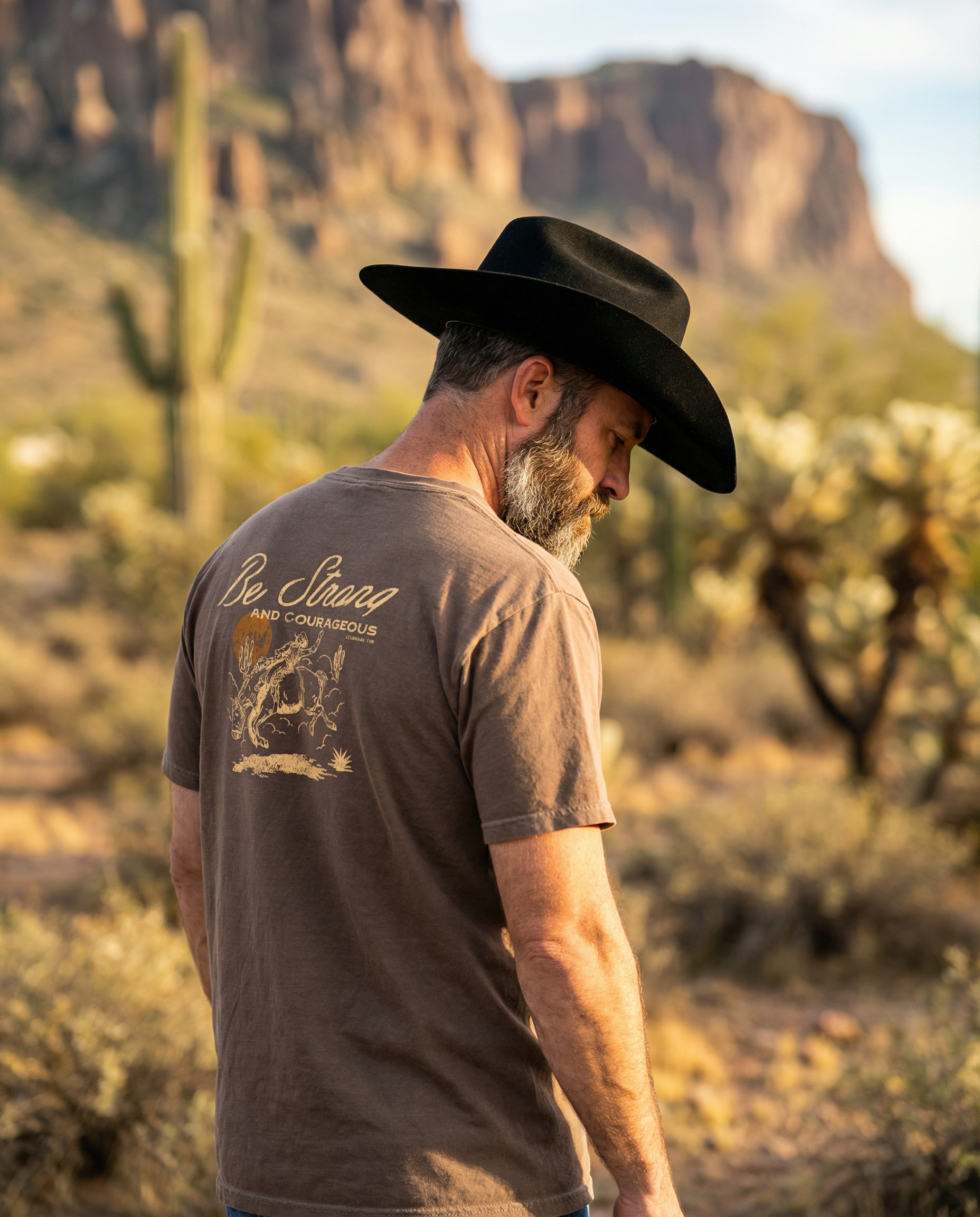 Be Strong and Courageous T-Shirt - Relaxed Fit