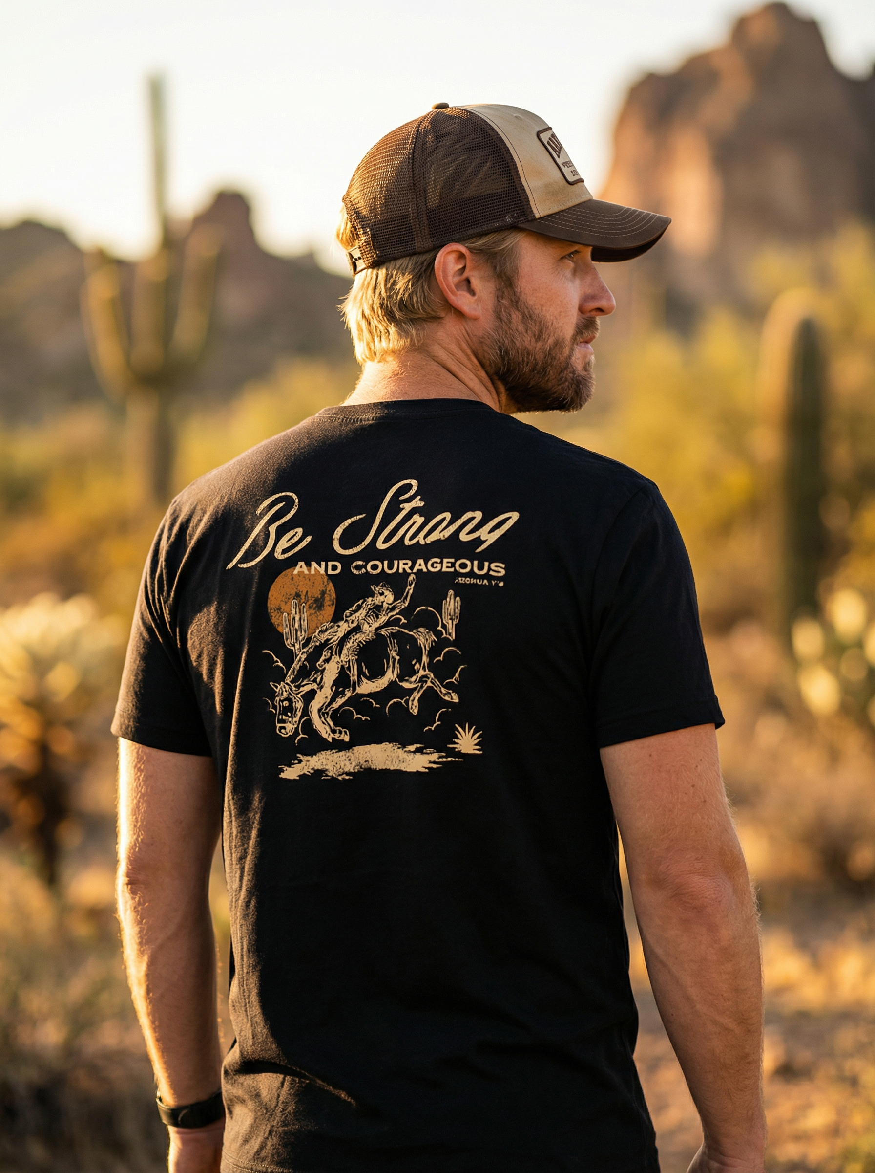 Be Strong and Courageous T-Shirt - Joshua 1:9